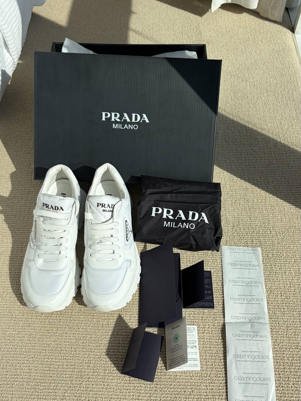 Prada Downtown Sneakers
White Leather (US Men’s 8.5) - Picture 2 of 10